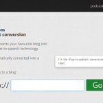 英語サイトのRSSフィールドを音声のPodcast化できるサービス[podcastomatic.com]