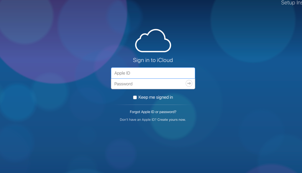 Icloud Comの壁紙を静的なグラデーションから動的な青い泡の背景にアップデート Around Mobile World