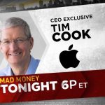 アップルCEOティムクックが収益成績に続いてCNBCのマッドマネーに登場