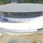 最新のApple Park ドローンツアー: Steve Jobs Theatreを撮影