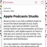 WWDC 2017スタジオ: Appleはポッドキャスターを60分間記録可能に