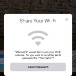 iOS 11では、友だちと簡単にWi-Fiを共有でき、近くのデバイスにパスワードを自動的に送信可能