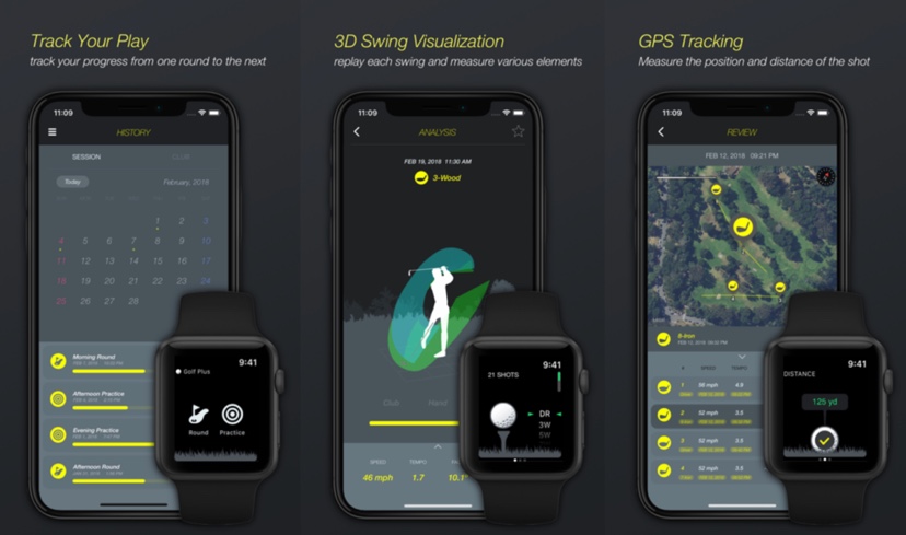 Golf Plus Apple Watch アプリは、高価なゴルフスイングアナライザーギアを目指す | Around ...