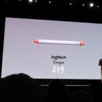 Appleは、あたらしいiPadで動作するLogitech Crayonスタイラスとキーボードケースを発表