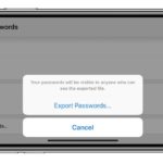 Google Chrome for iOSは、保存されたすべてのパスワードのエクスポートを可能に
