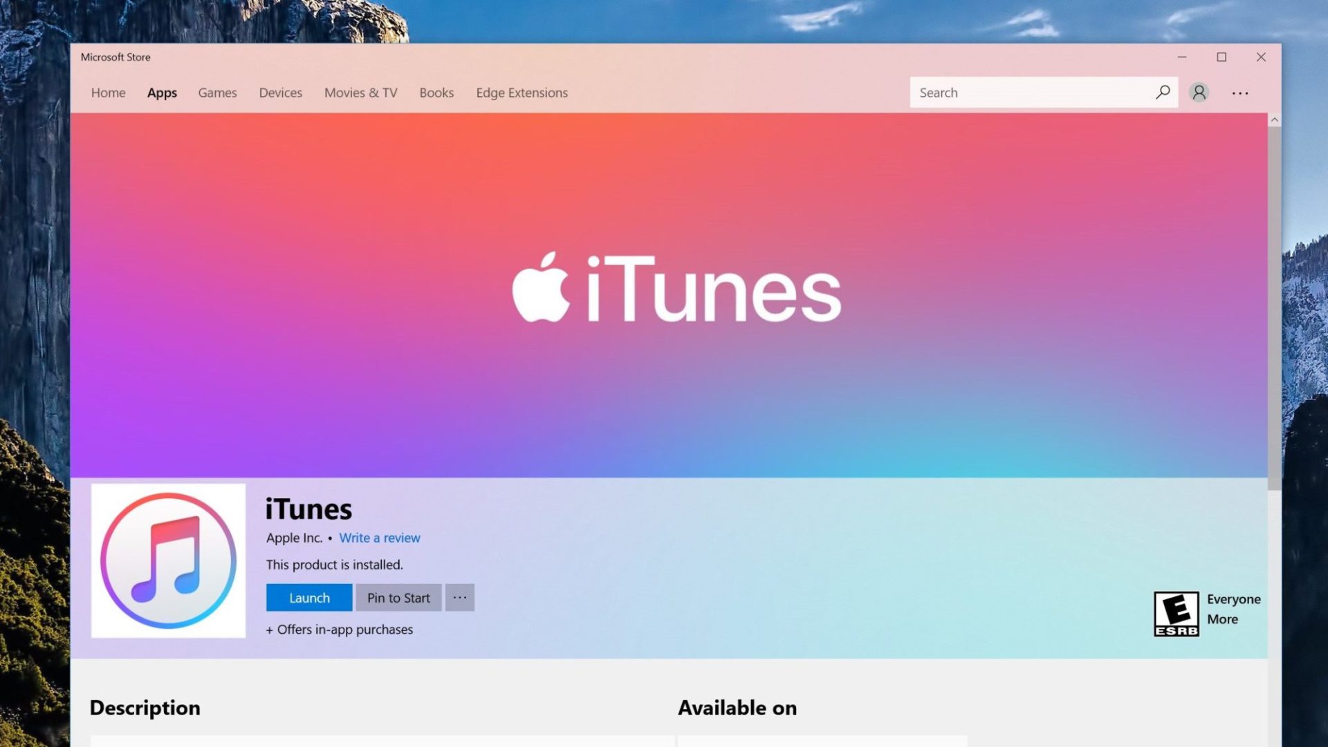 itunes store microsoft itunes store microsoft