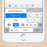 iOS 11で、iPhoneの片手用キーボードを使用する方法