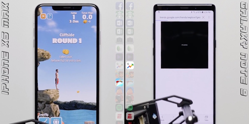 Iphone Xs Maxは アプリの起動速度テストでsamsung Galaxy Note 9を超える Around Mobile World