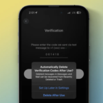 iOS 17でiPhoneで、SMSで受け取る認証コードを自動削除する方法